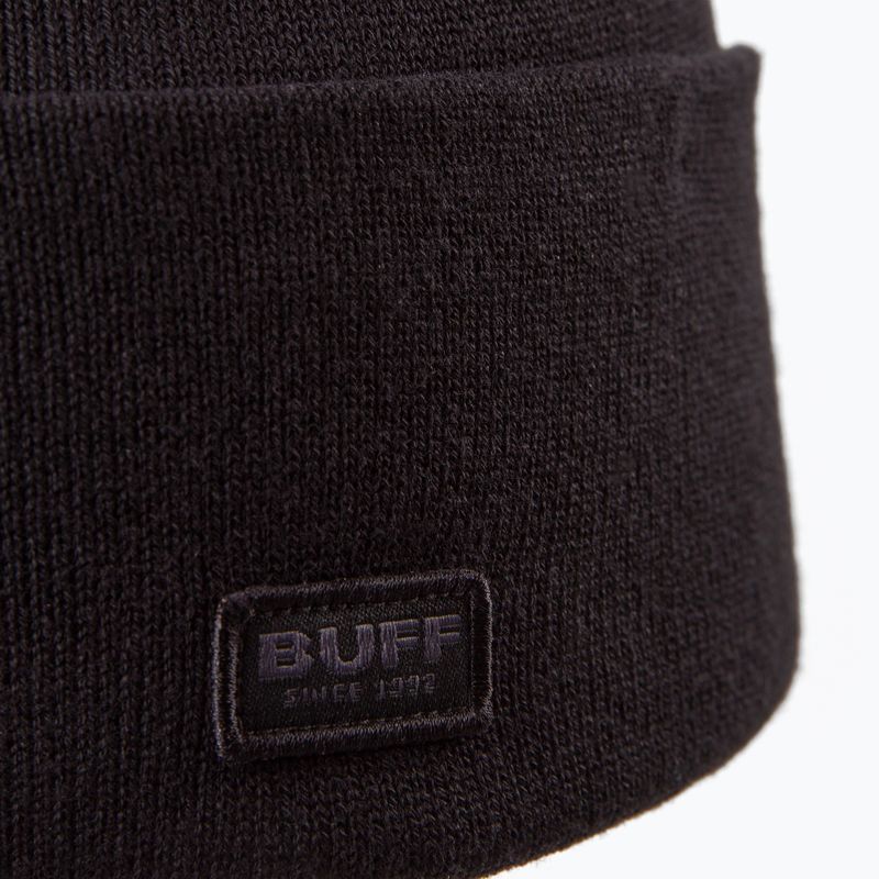Czapka zimowa BUFF Knitted Niels black 3