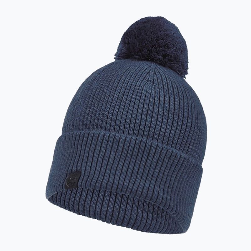 Czapka zimowa BUFF Merino Knitted Tim denim 5