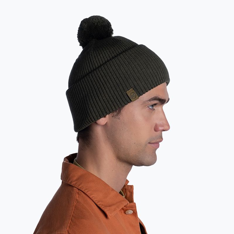 Czapka zimowa BUFF Merino Knitted Tim forest 8