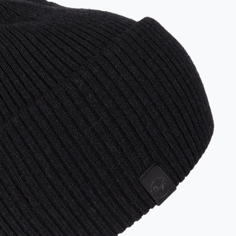 Czapka zimowa BUFF Merino Knitted Tim graphite 3