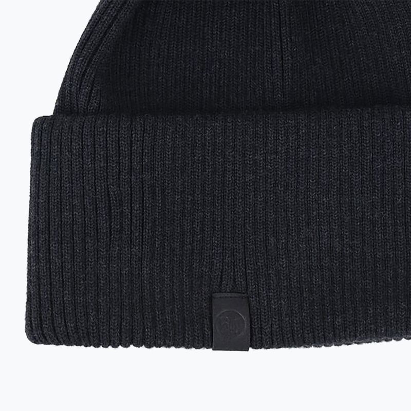 Czapka zimowa BUFF Merino Knitted Tim graphite 6