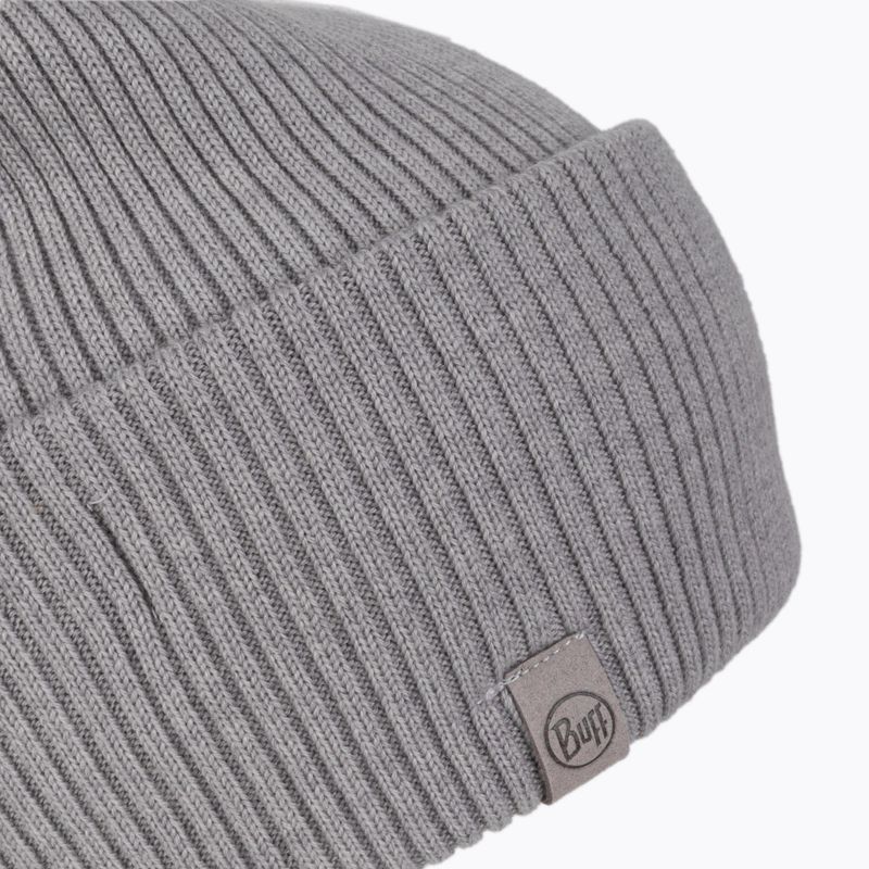 Czapka zimowa BUFF Merino Knitted Tim light grey 3