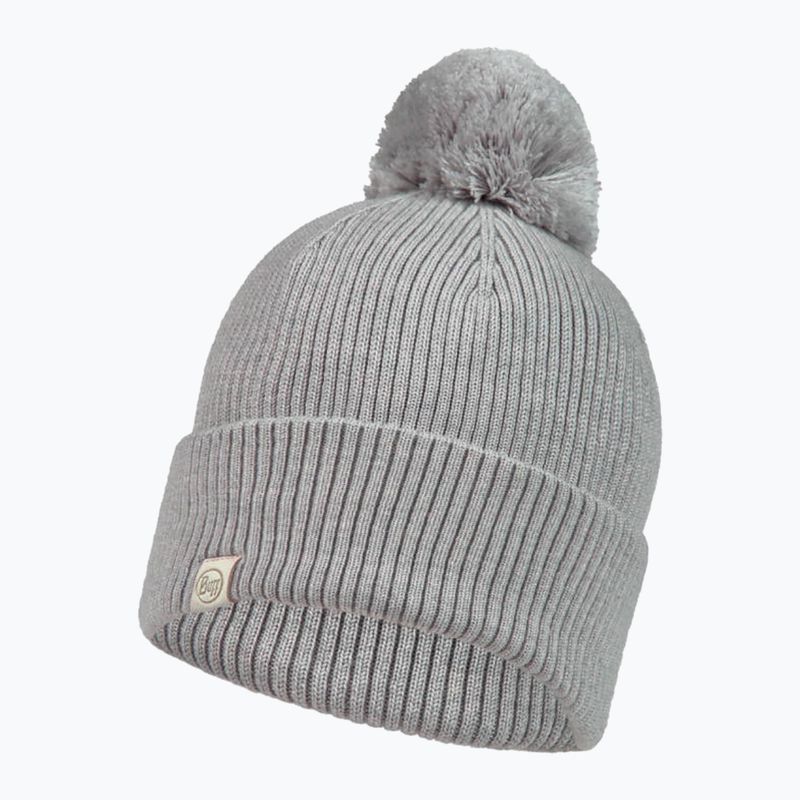 Czapka zimowa BUFF Merino Knitted Tim light grey 5