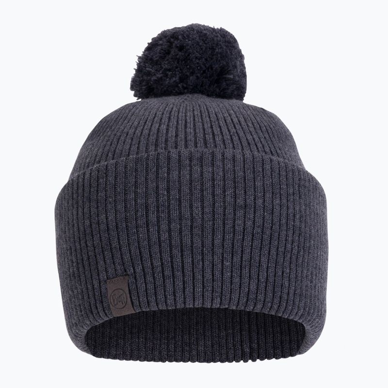 Czapka zimowa BUFF Merino Knitted Tim grey 2