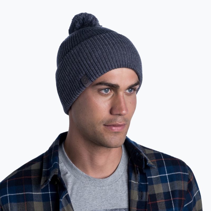 Czapka zimowa BUFF Merino Knitted Tim grey 6