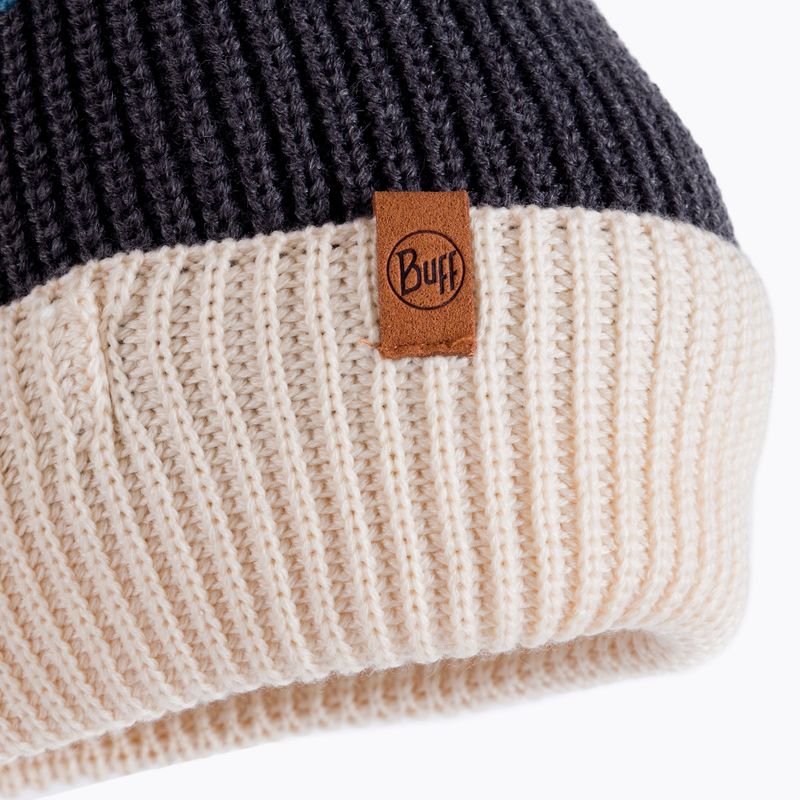 Czapka zimowa BUFF Knitted Elon cru 3