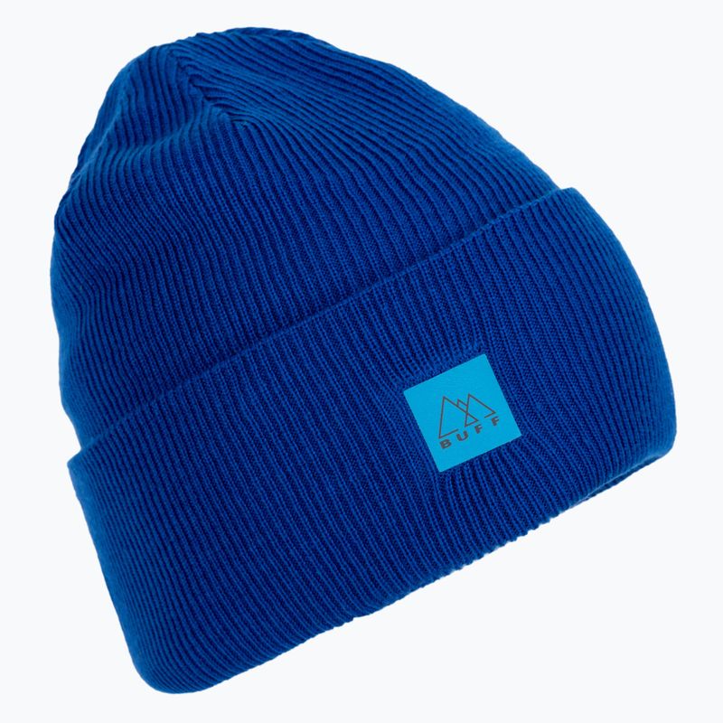 Czapka zimowa BUFF Crossknit solid azure blue