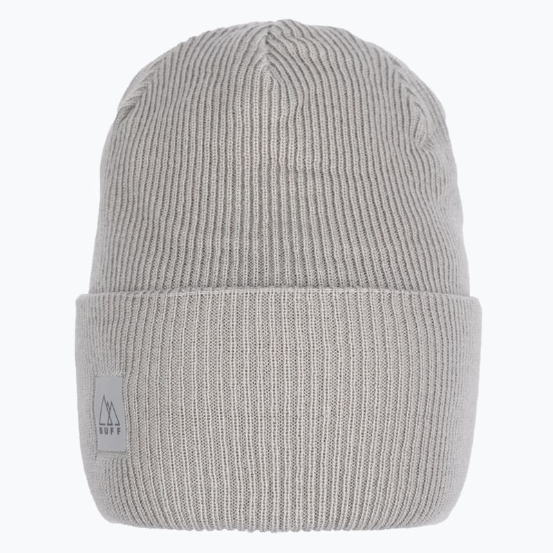 Czapka zimowa BUFF Crossknit solid light grey 2