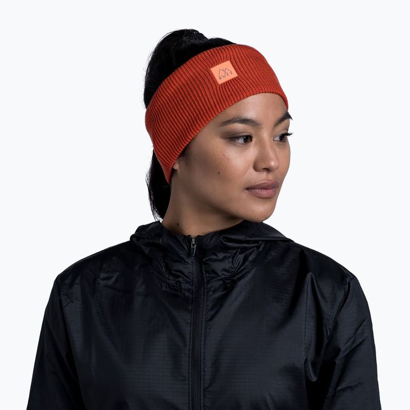 Opaska na głowę BUFF Crossknit solid fire 5