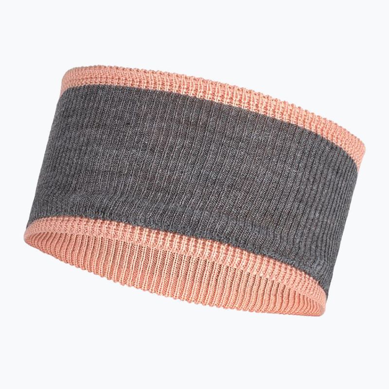 Opaska na głowę BUFF Crossknit solid pale pink 5