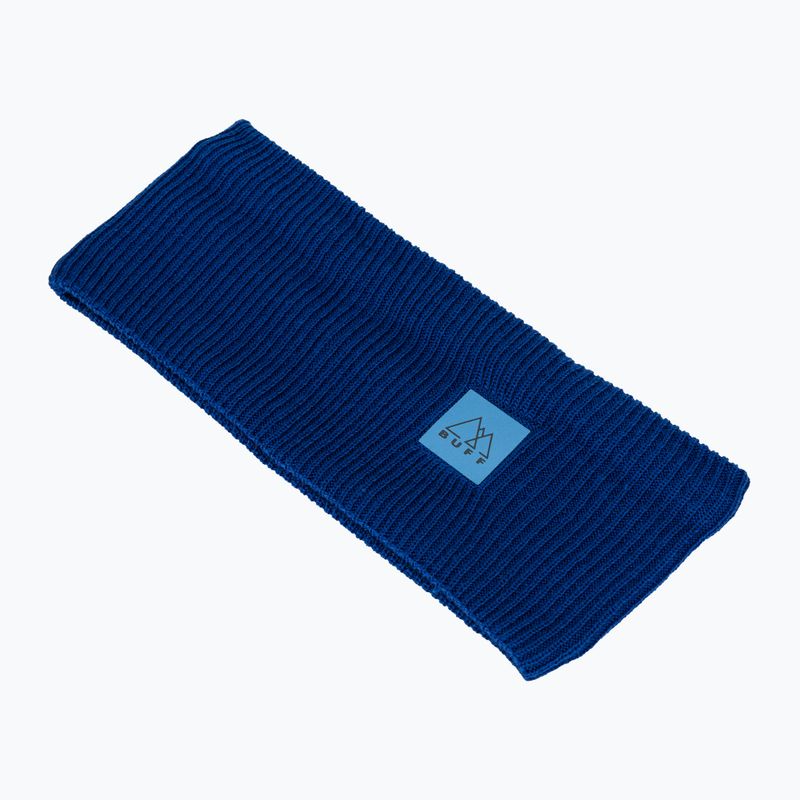 Opaska na głowę BUFF Crossknit solid azure blue