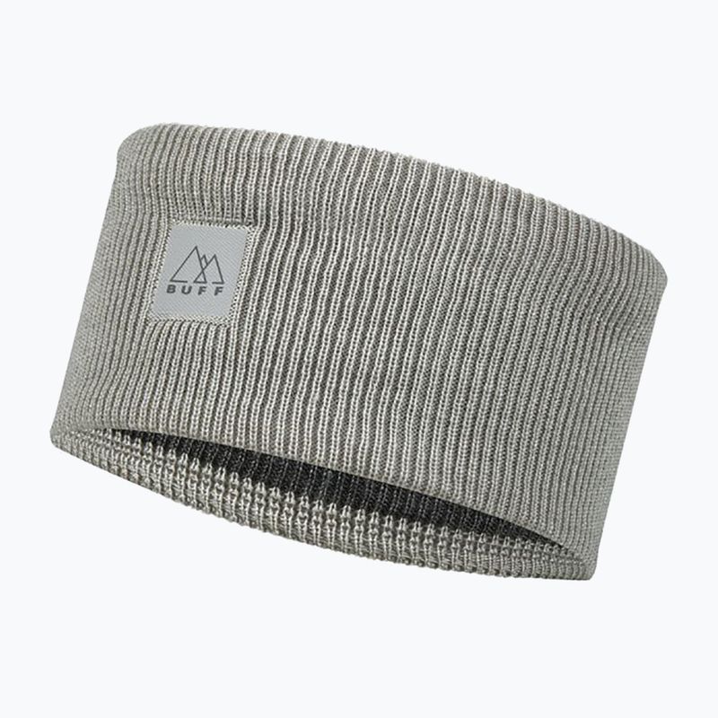 Opaska na głowę BUFF Crossknit solid light grey 4