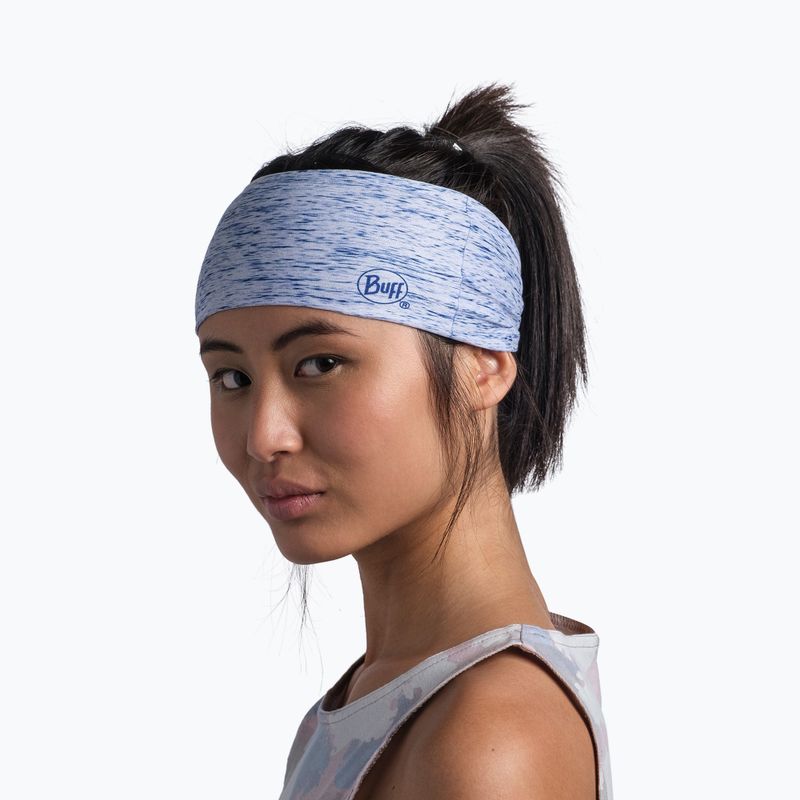 Opaska na głowę BUFF Coolnet UV Ellipse Htr lavender blue 2