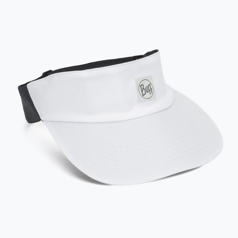 Daszek do biegania BUFF Go Visor Solid white