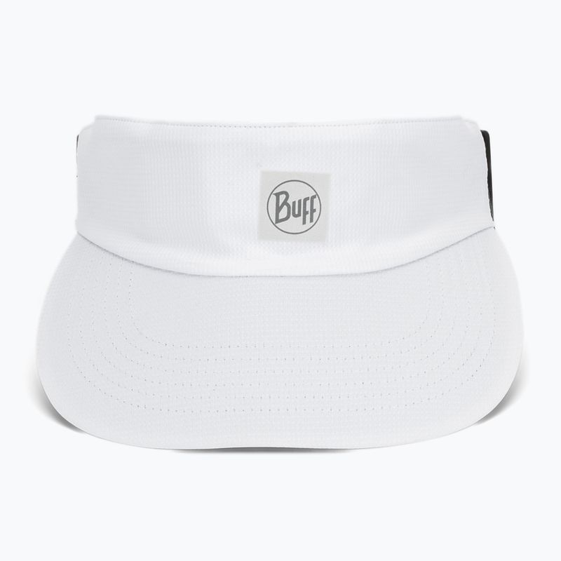 Daszek do biegania BUFF Go Visor Solid white 2