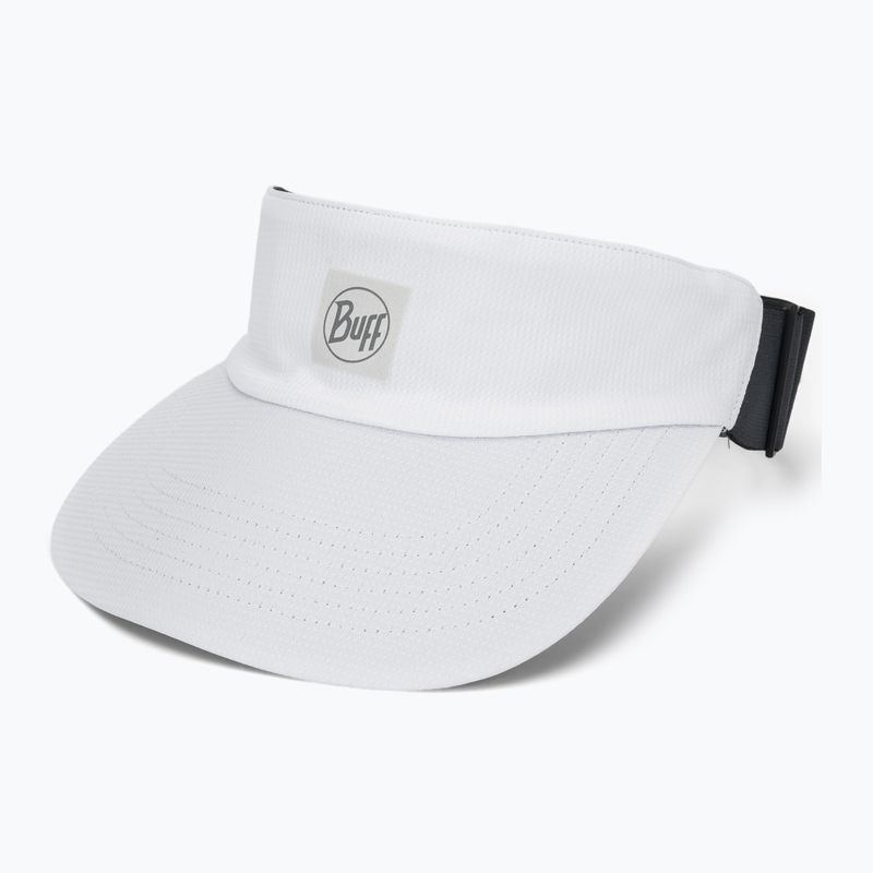 Daszek do biegania BUFF Go Visor Solid white 3