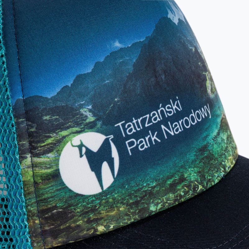 Czapka z daszkiem BUFF Trucker Czarny Staw multicolor 6