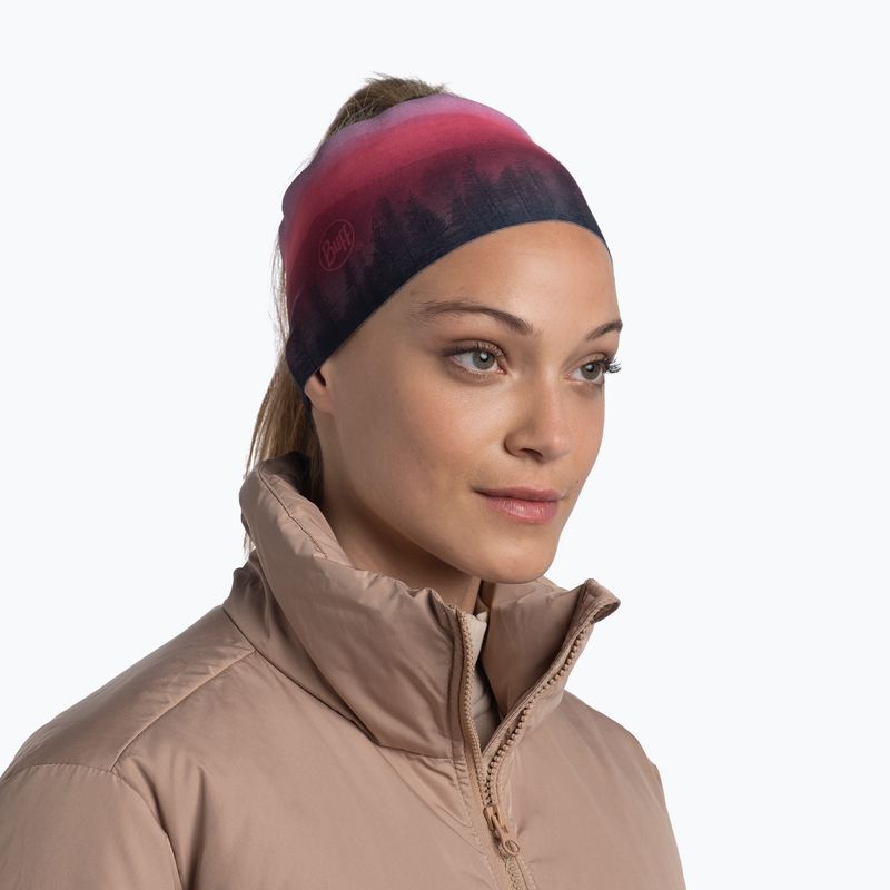 Opaska na głowę BUFF Tech Fleece haera mauve 2