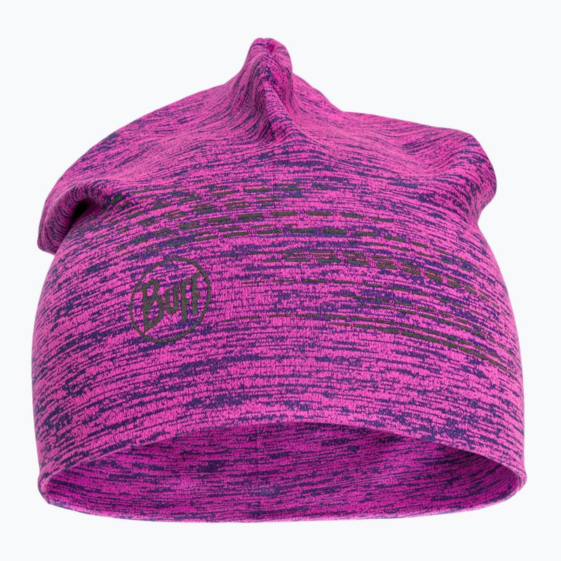 Czapka zimowa BUFF Dryflx solid pink fluor 2