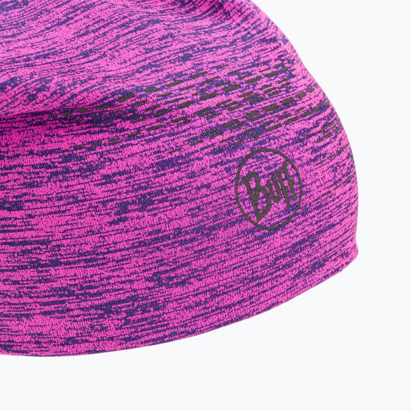 Czapka zimowa BUFF Dryflx solid pink fluor 3
