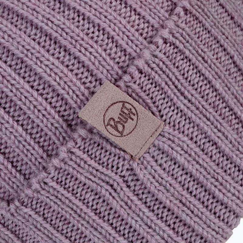 Czapka zimowa BUFF Knitted Norval pansy 3