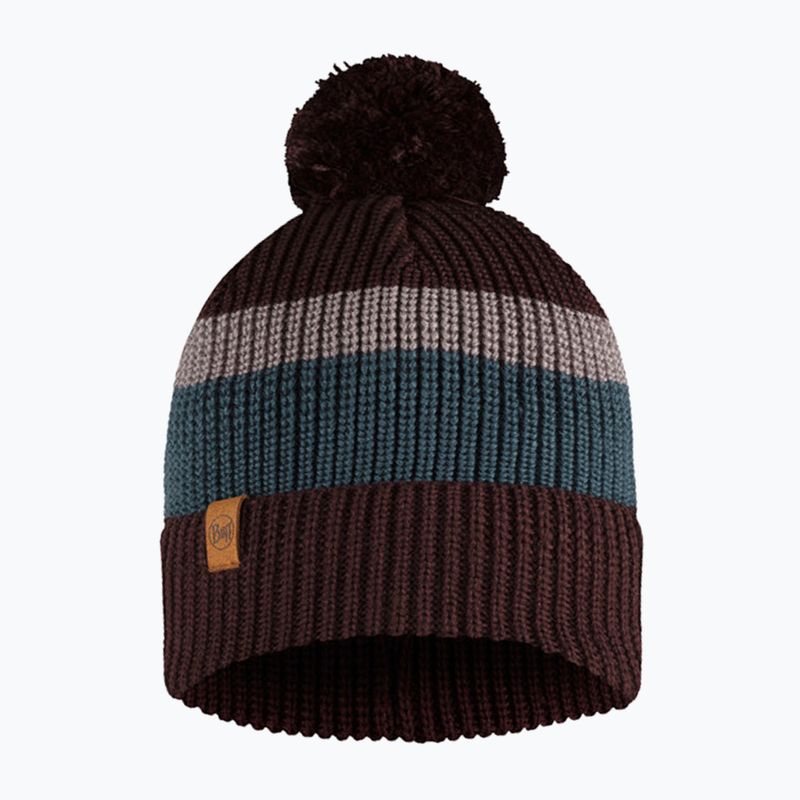 Czapka zimowa BUFF Knitted Elon maroon/maroon