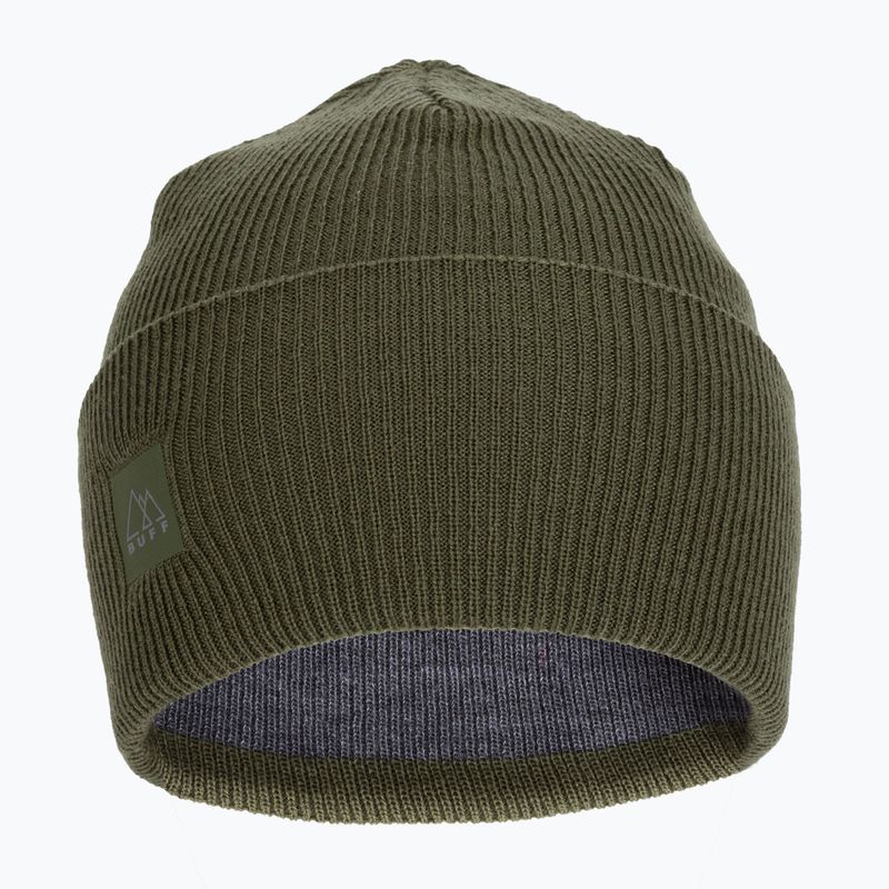 Czapka zimowa BUFF Crossknit solid camouflage 2
