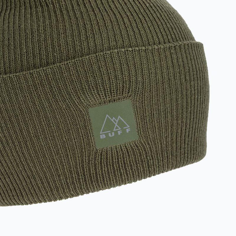 Czapka zimowa BUFF Crossknit solid camouflage 3