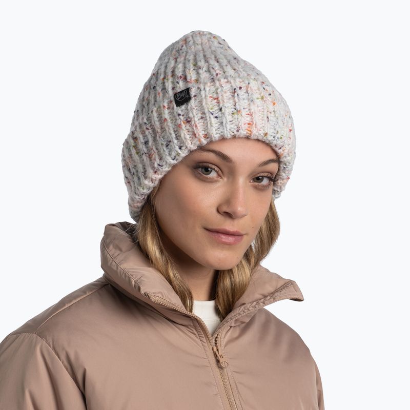 Czapka zimowa BUFF Knitted & Fleece Kim white 2