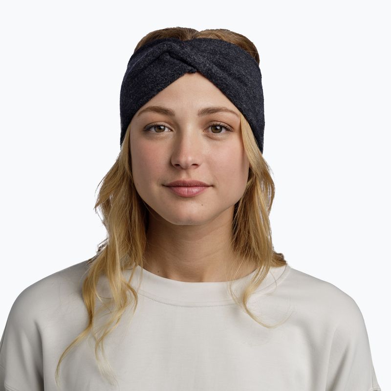 Opaska na głowę BUFF Merino Fleece black 4