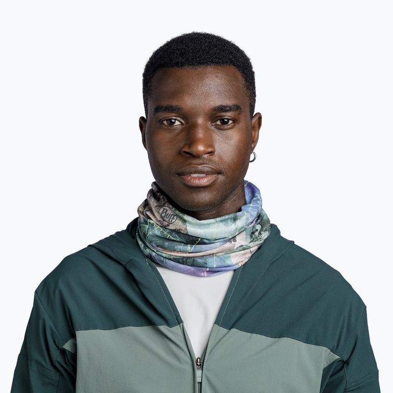 Chusta wielofunkcyjna BUFF Coolnet UV campast green 3