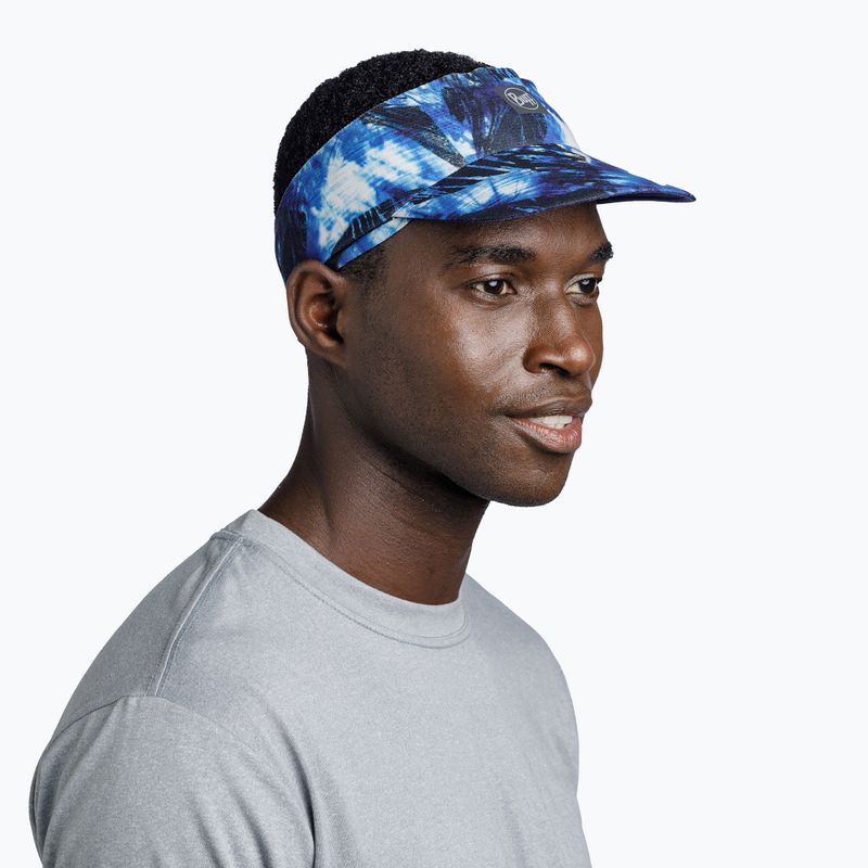 Daszek do biegania BUFF Pack Speed zat blue 4