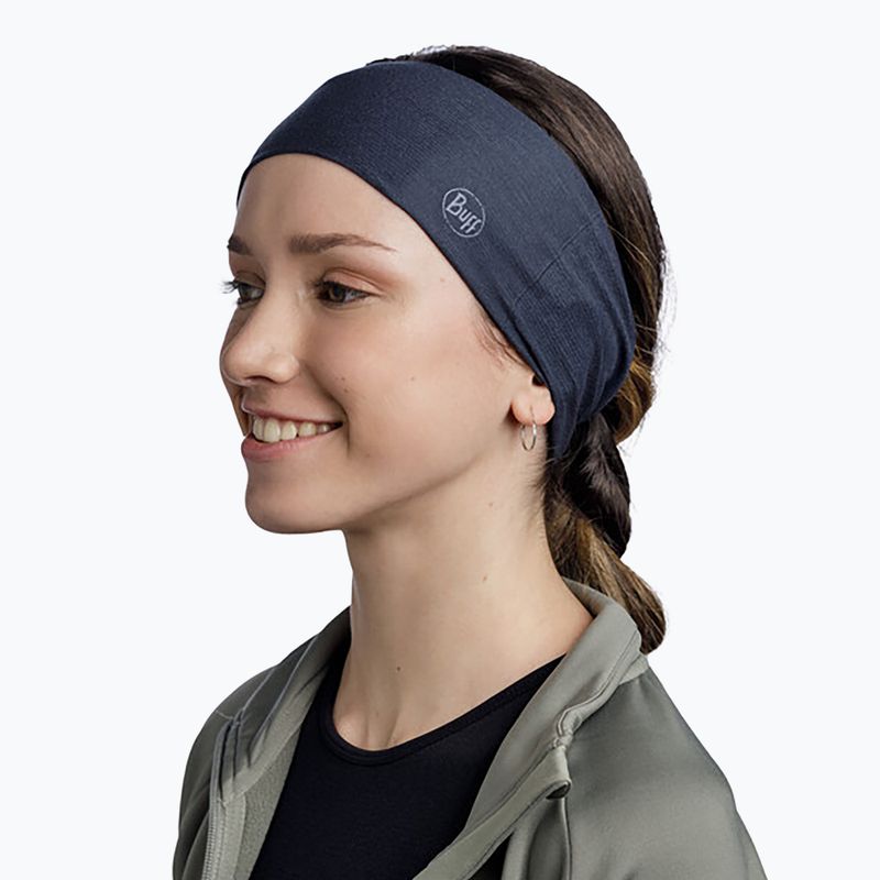 Opaska na głowę BUFF Coolnet UV Wide night blue 2