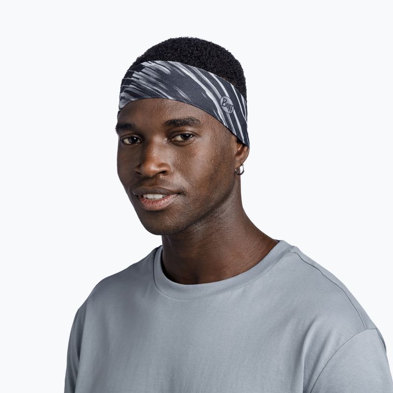 Opaska na głowę BUFF Coolnet UV Slim Jaru graphite 2