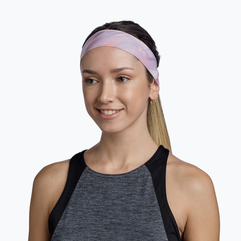 Opaska na głowę BUFF Coolnet UV Slim Shane orchid 2