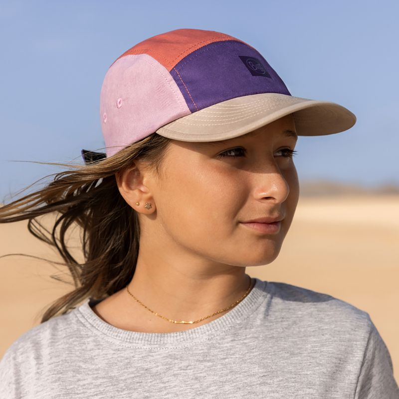 Czapka z daszkiem dziecięca BUFF 5 Panel Go Colart violet 9