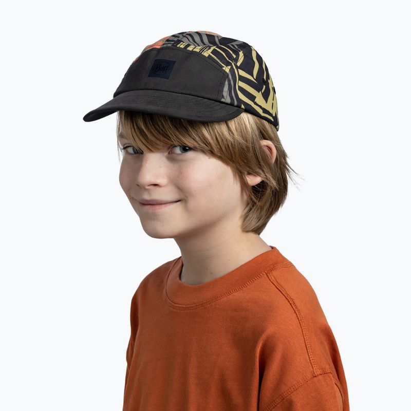 Czapka z daszkiem dziecięca BUFF 5 Panels Noru black 7