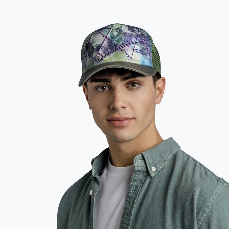 Czapka z daszkiem BUFF Trucker Campast green 7