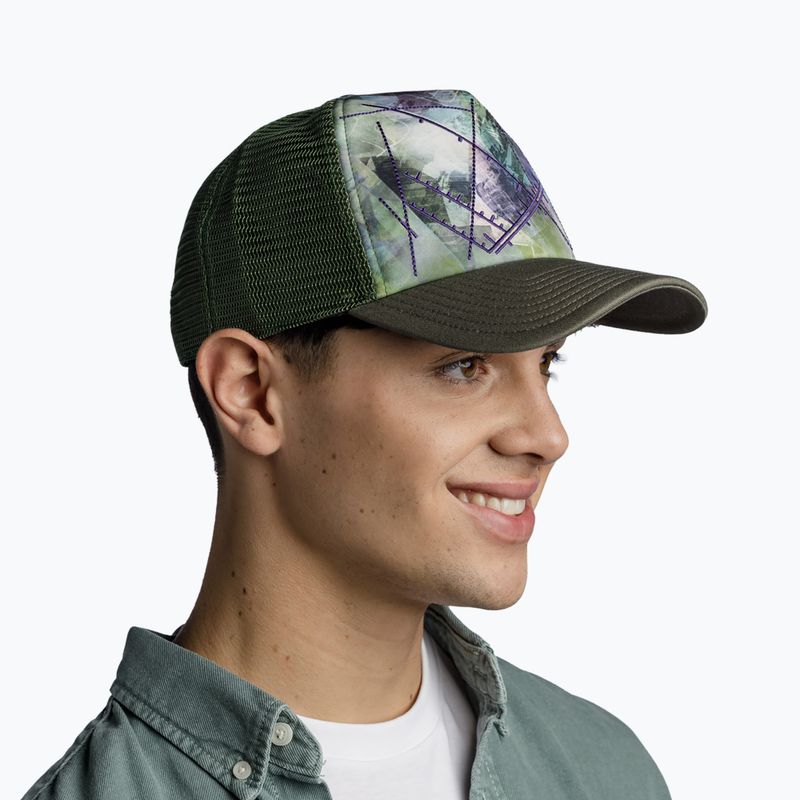 Czapka z daszkiem BUFF Trucker Campast green 8