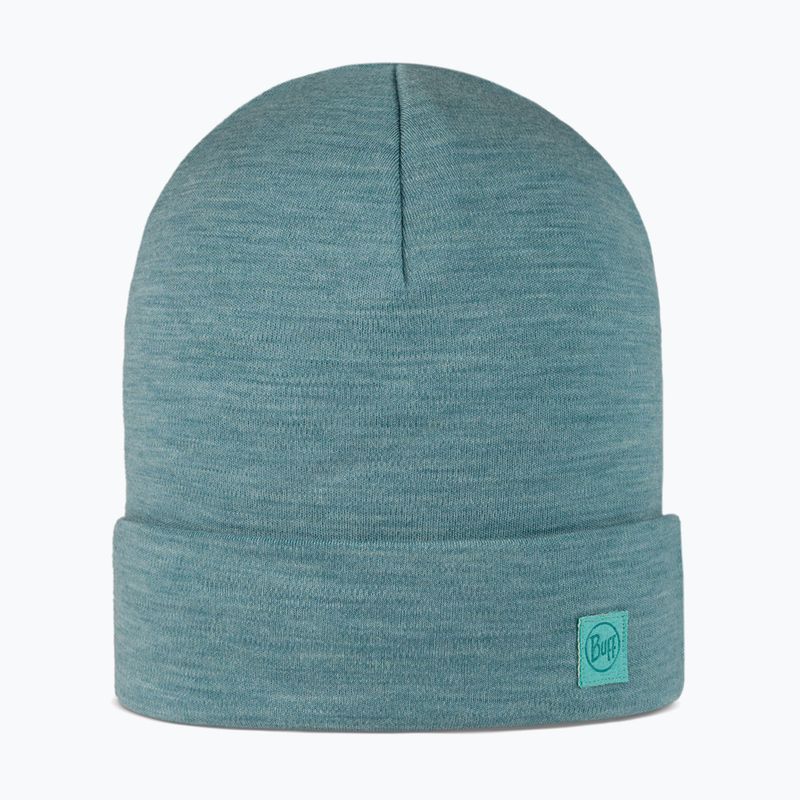 Czapka zimowa BUFF Heavyweight Merino Wool solid pool