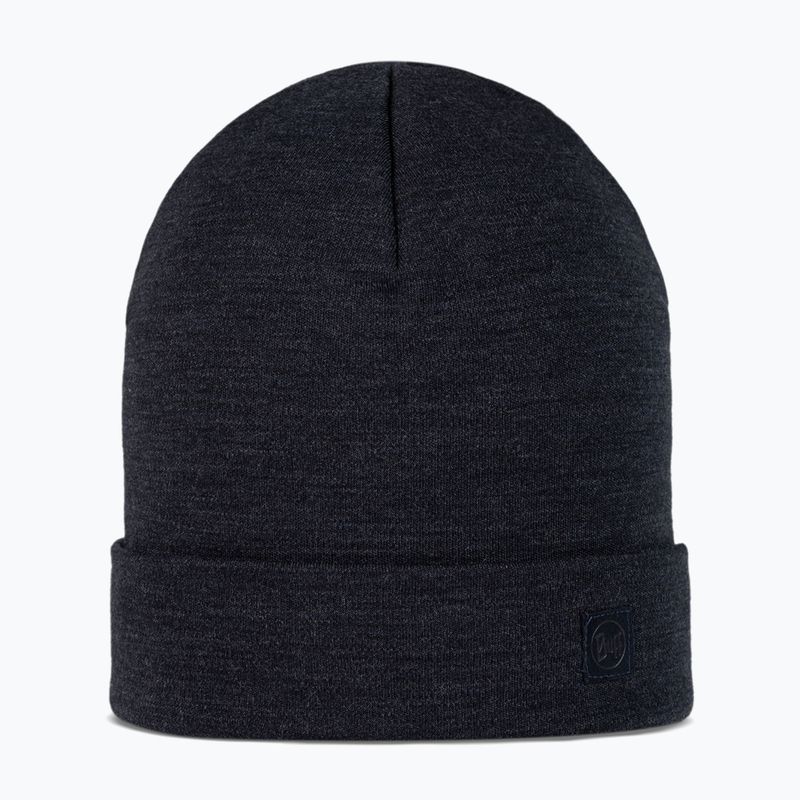 Czapka zimowa BUFF Heavyweight Merino Wool solid indigo