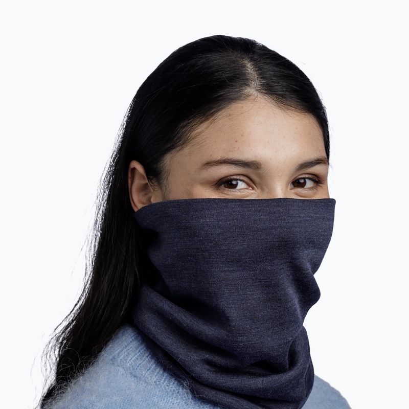 Komin BUFF Heavyweight Merino Wool solid indigo 5