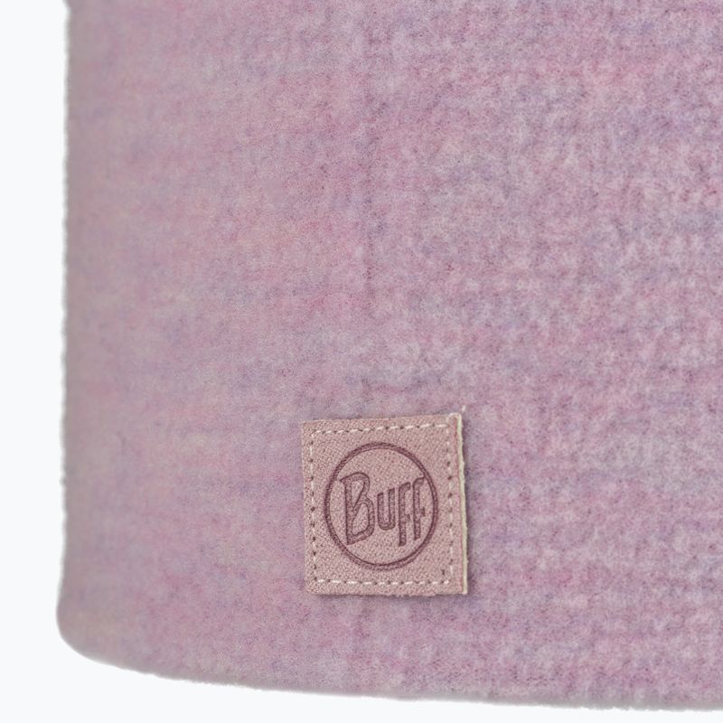 Opaska na głowę BUFF Merino Fleece lilac sand 2