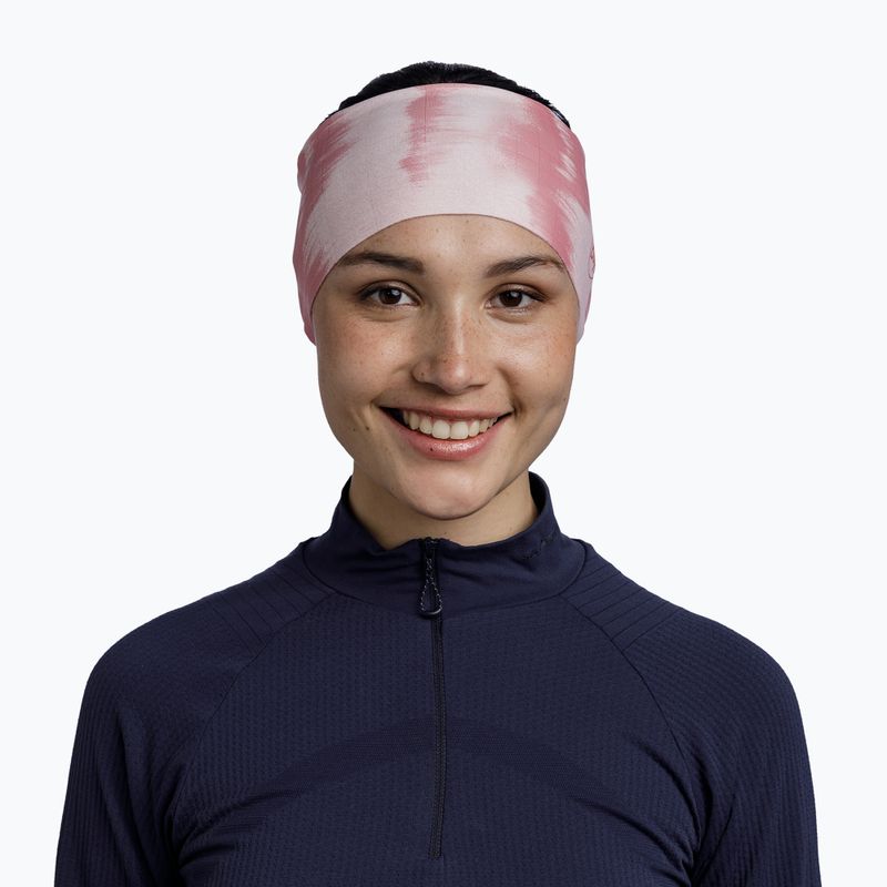 Opaska na głowę BUFF Tech Fleece nerody pale pink 2