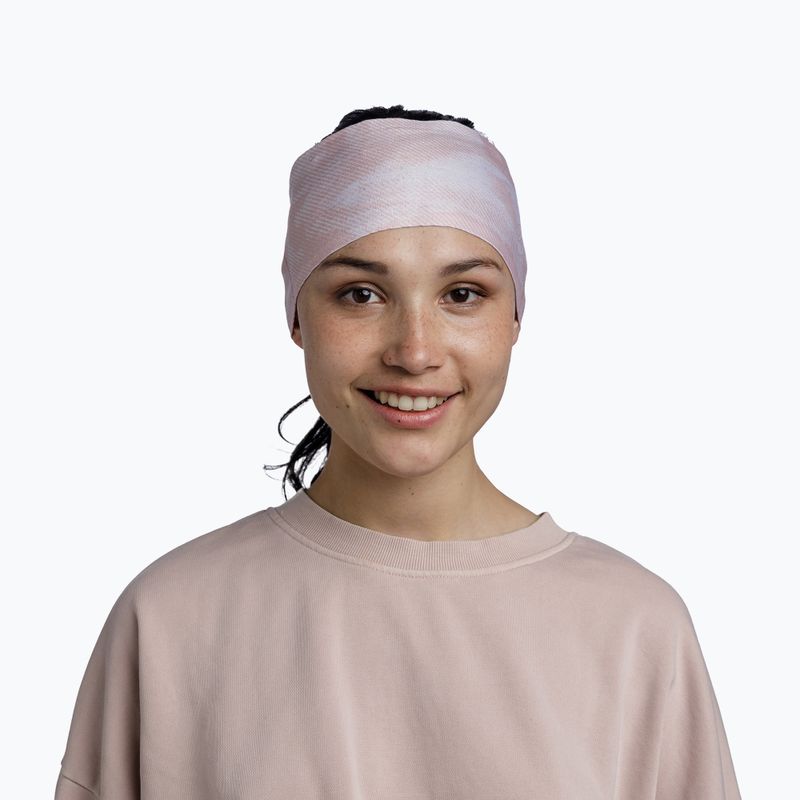 Opaska na głowę BUFF Thermonet liev pale pink 2