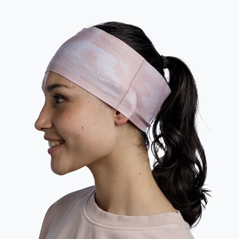 Opaska na głowę BUFF Thermonet liev pale pink 3