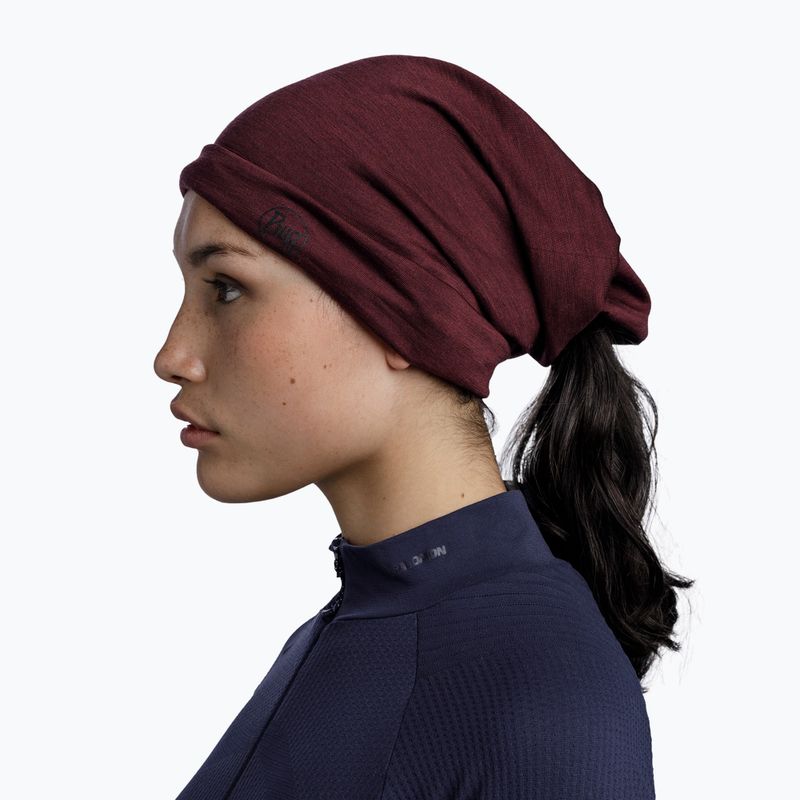 Chusta wielofunkcyjna BUFF Lightweight Merino Wool garnet 6