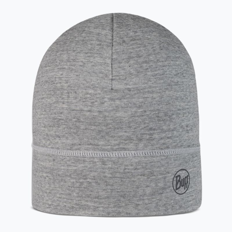 Czapka zimowa BUFF Lightweight Merino Wool solid light grey