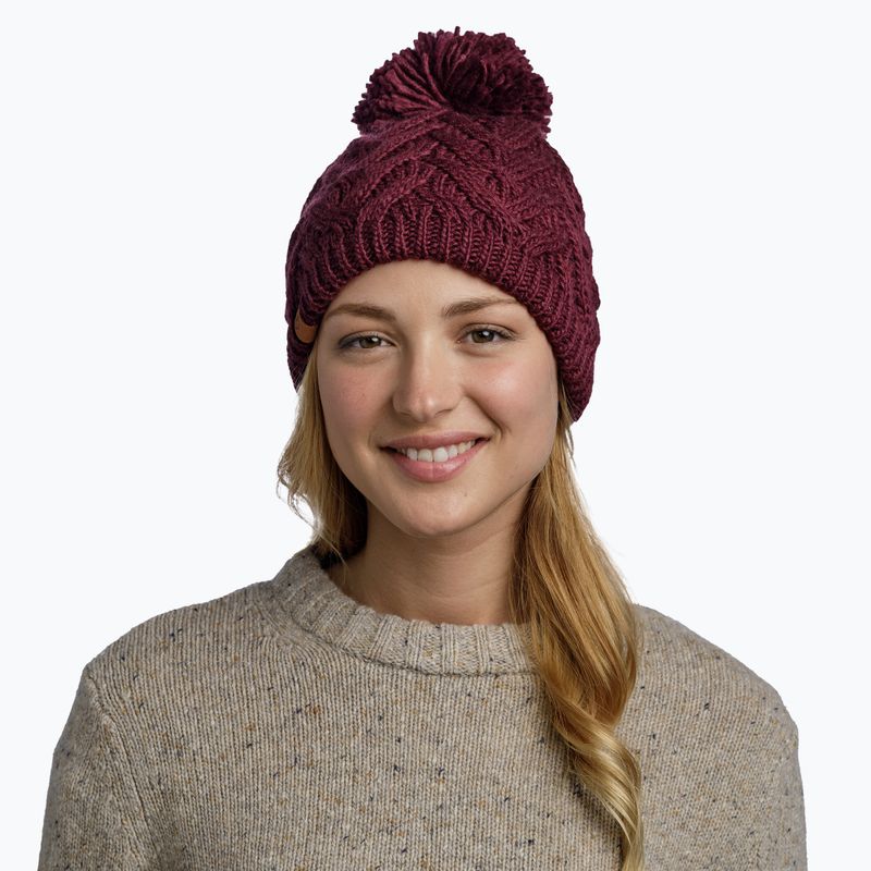 Czapka zimowa BUFF Knitted & Fleece Caryn dahlia 3