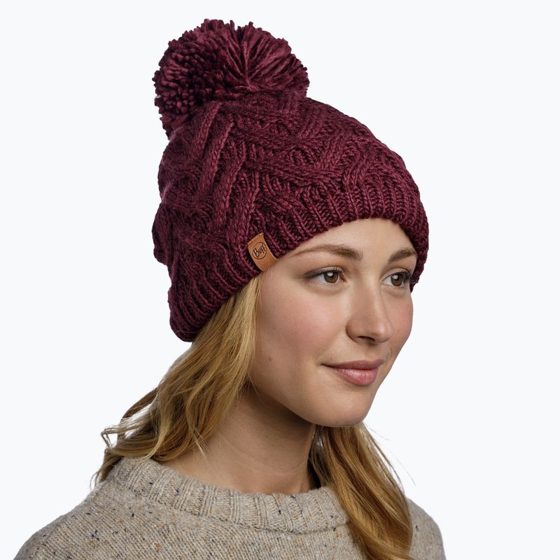 Czapka zimowa BUFF Knitted & Fleece Caryn dahlia 4
